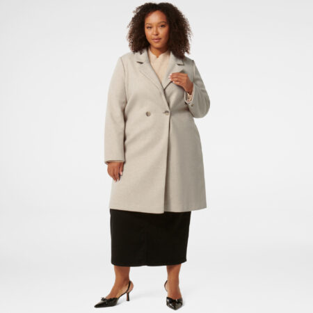 Shelley Curve Double Breasted Coatigan