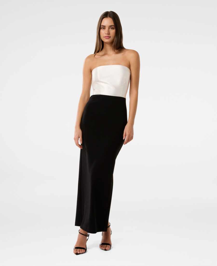 Vera Strapless Contrast Gown