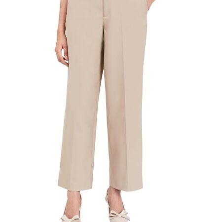 Wide Leg 4-Way Stretch Formal Trousers