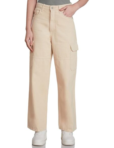 Symbol Women's Wide Leg Cargo Jeans