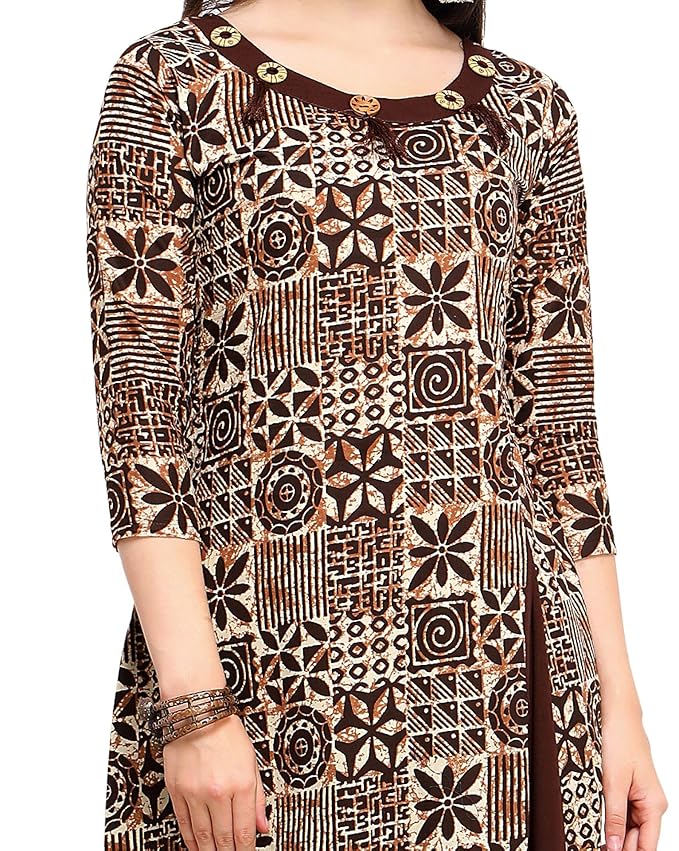 Women Cotton A-Line Kurta